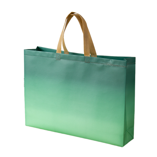 Gradient Non-Woven Tote Bag – Eco-Friendly Reusable Shopping Bag