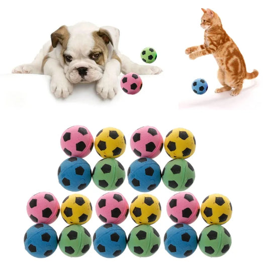 EVA Foam Cat Toy Balls - Ultra Quiet, Safe & Durable Kitten Toys for Active Play
