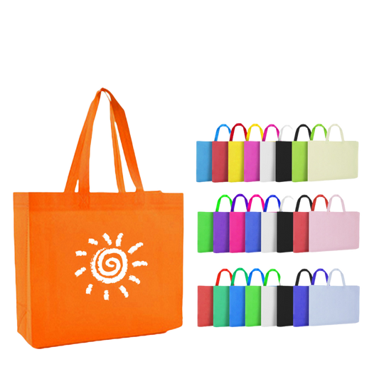 Custom eco-friendly non-woven tote bag with printed logo