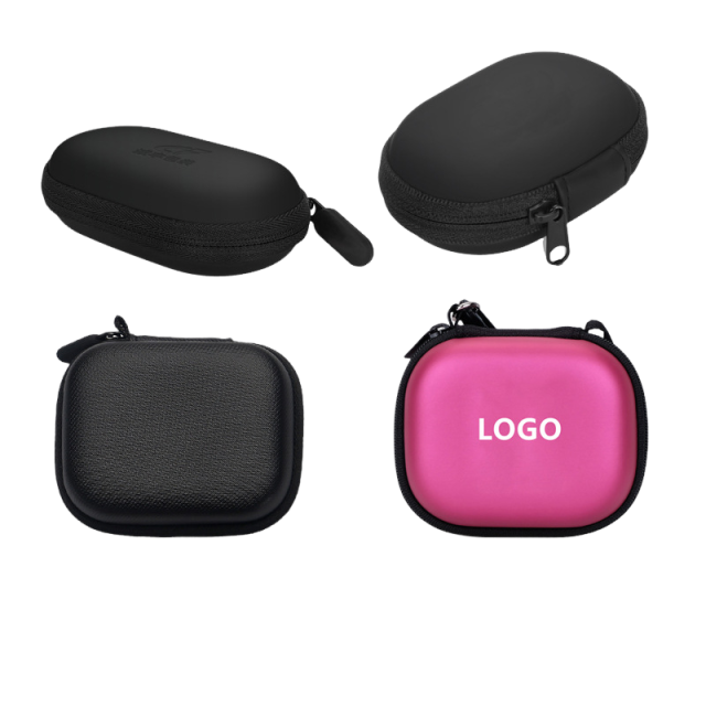 Custom EVA foam insert case holding earphones