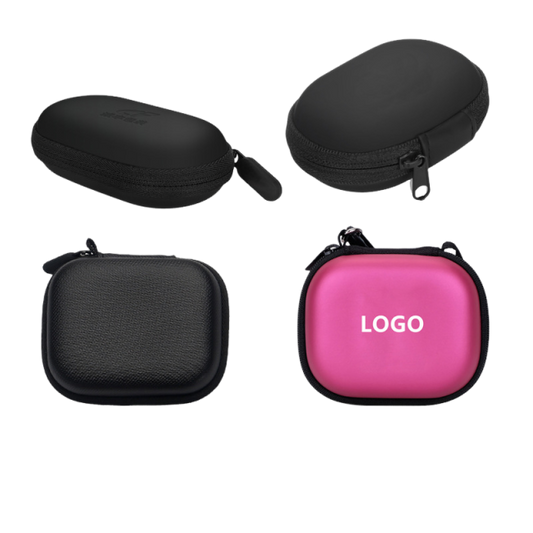 Custom EVA foam insert case holding earphones