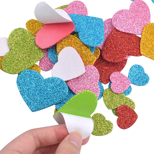 Premium Glitter EVA Craft Foam Sheets – Sparkle Your DIY & Kids Craft Projects (Self-Adhesive Options)