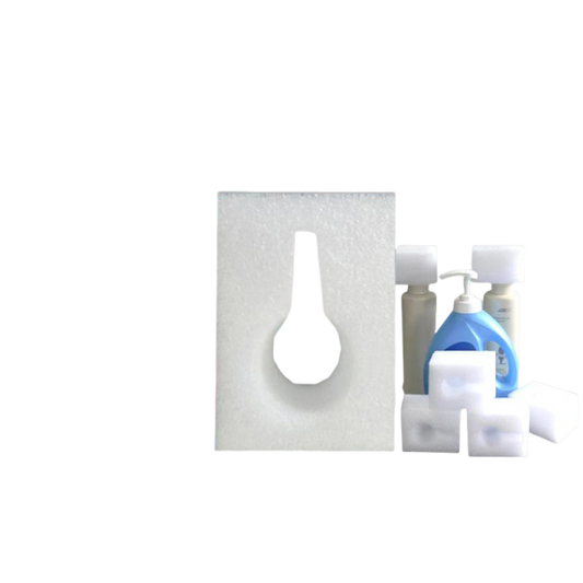 EPE Pump Head Protector – Custom Foam Insert for Liquid Bottle Packaging